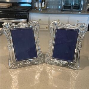 Elegant Glass Photo Frame Set